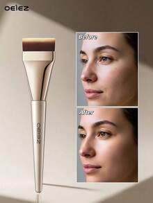 OEIEZ 1 Peça Pincel de Maquiagem de Alumínio Profissional, Pode Ser Usado como Pincel de Pó Solto, Pincel de Blush, Pincel Iluminador, Pincel Contorno, Pincel de Maquiagem Multifuncional Ultra Macio, Com Fibra Macia para Facilidade, Pincel de Maquiagem Adequado para Viagem, Presente para Mulheres e Meninas, Pincel de Base, Pincel Corretivo, Pincel de Blush, Pincel Contorno, Pincel de Blush, Pincel Bronzeador, Pincel de Pó, Pincel de Base, Pincel de Blush - Multicolorido - Visão 1