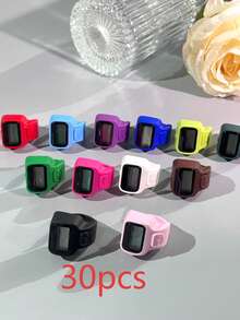 电子指环计数器，弹性指环计数器，迷你便捷数字显示计数环，操作简单，适用于编织、祈祷（Tasbih）、运动、游戏和其他计数用途 - 彩色 - 查看 23