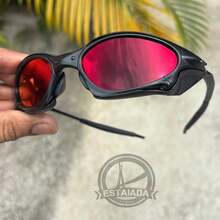 Juliet Penny Men's Carbon Black Torch Sunglasses With Side Pins - 黑色火炬 - 查看 1