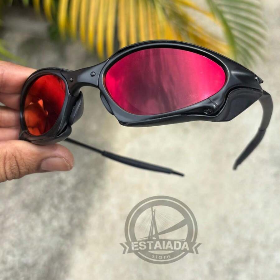 Juliet Penny Men's Carbon Black Torch Sunglasses With Side Pins - 黑色火炬 - 查看 1