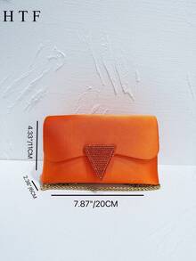 Women's Evening Bag Ladies Day Clutch Envelope Handbag Daily Clutch Wedding Party Bling Gold Chain Crossbody Bags Evening Envelope Handbag Prom Sequin Clutch Purse Chain Shoulder Cross Body Bag For Party