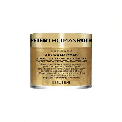 Peter Thomas Roth 24K Gold Mask Unisex 5oz/150ml Pure Luxury Lift & Firm, Dye Free Girlfriend Wife Mother Friend Boyfriend Husband Father Brother Birthday Graduation Party Travel Camping Outdoors School Campus Trip Festivals Anniversary Office Winter Christmas Special Occasions, Party