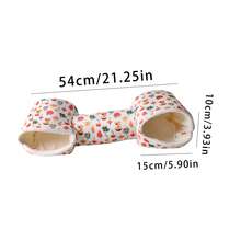 1pc Hamster Tunnel House Guinea Pig Bed Tunnel Cave House Gerbil Bed Hideouts Hideaway Toy For Dwarf Rabbit Bunny Ferret Hamster Chinchilla Hedgehog Ferrets Washable Cage Nest Winter Sleeping Bed Cage