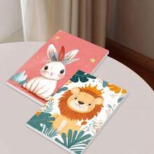 6 件套无框 DIY 成人数字油画入门套装 插画卡通动物数字油画 手工艺品 DIY 制作套装 适用于家居墙面装饰 20x30 厘米/7.87x11.81 英寸 - 彩色 - 查看 9