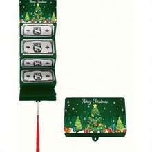 1pc  Surprise Birthday Cash Gift Envelope With 6 Slots - Classic Black Gold Design, Holiday Purse For Men And Women, Unique Souvenir For Any Birthday Celebration, Cartoon Fantasy Theme, Cash Gift Display. Elegant Gift Envelope.