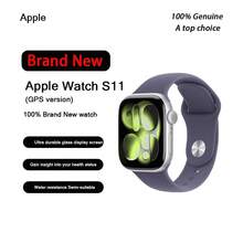 Apple Watch Series 11，42 毫米，GPS，功能齐全，呵护您的健康。最新款 Apple Watch。 - 銀色錶殼+霧紫色錶帶 - 查看 5