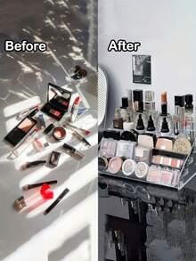 3/5/7 Tier Nail Polish Display Rack, Nail Polish Gel Storage Box, Makeup Organizer For Nail Salon, Eyeshadow, Cosmetics, Glasses, Toys, Desk Decor, Mother's Day Gift - Multicolor - View 7