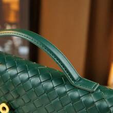 Bolso de mano de noche tejido de moda, bolso de hombro cruzado de gran capacidad para mujer, bolso baguette - Multicolor - Ver 9