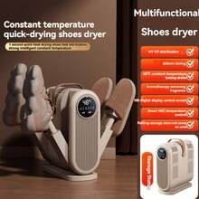 4-Slot Shoe & Boot Dryer Rack With Deodorizing Function - Rapid Heating & Air Drying, Suitable For Ski Boots, Work Boots, Gloves, Hats, For Home/Office Use, Shoe Dryer Rack, Boot Dryer Rack, Work Boot Dryer Rack, Shoe Organizer Rack, Shoe Storage & Organization Rack