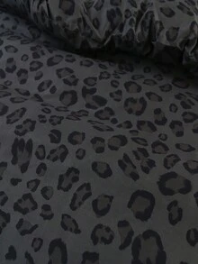 3pcs Spotted Leopard Print Bedding Set, Includes 1 Duvet Cover And 2 Pillowcases, Soft And Breathable, Suitable For Bedroom, Guest Room, Rental, Hotel, Motel (No Filler) - Black Leopard Print - View 7