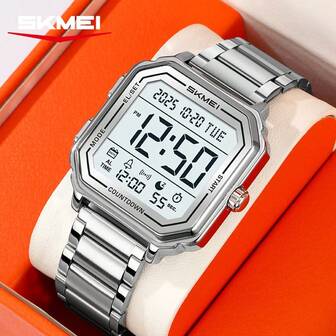  SKMEI 2559 Best Selling Designer Men Watches Stainless Steel Luxury Waterproof Led Brand Digital Watch