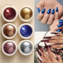 Líquido para uñas con brillo perlado y textura metálica - Por defecto - Ver 2