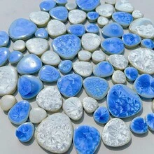 200克/7.06盎司混合装DIY马赛克碎片，尺寸和形状各异，可用于DIY手工手机壳、相框、家居创意产品、户外花园、壁画装饰、各种珠宝制作等DIY手工材料。 - 彩色 - 查看 5