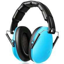 Kids Noise Reducing Earmuffs In Pink, Adjustable Headband With  Design, Hearing Protection For Children's Sleep And Study - Blue - View 1