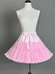 Fluffy Puffy Slip For Women Under Dress Layered Full Petticoat With Soft Tulle For Ballgown & A-Line Dresses Comfortable Waistband For All-Day Wear Fall Clothes For Women