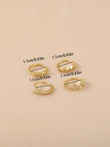 1pc Sexy Personalized Women's Pierced Nose Ring W-Shaped Nose Hoop Nose Stud Nose Jewelry, Party/Birthday Gift