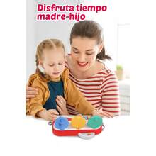 Parolera Tabla Montessori Interactiva Bebé Con Actividades Educativas - Multicolor - Ver 4