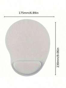 1 pieza Alfombrilla de ratón de color liso, alfombrilla de ratón multiusos simple y antideslizante, adecuada para oficina, escuela, hogar, vuelta al colegio, juegos