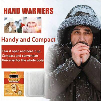 Miếng giữ ấm tay dùng một lần (2 miếng/gói) | Người bạn đồng hành lý tưởng cho các hoạt động ngoài trời | Cung cấp độ ấm tiện lợi lên đến 10 giờ, giúp bạn luôn cảm thấy thoải mái | Miếng đệm sưởi tự dính, đa chức năng và di động | Kích hoạt và làm nóng khi tiếp xúc với không khí, không mùi và được làm từ các thành phần tự nhiên | Hoàn hảo làm quà Giáng sinh, miếng giữ ấm tay cho nam giới và sử dụng hàng ngày trong thời tiết lạnh, quà tặng cho ngày Galentine, quà cho cún cưng, quà lễ hội, quà mùa xuân hè, quà tặng cho phù dâu, trang trí phòng ngủ, trang trí phòng ngủ, bãi biển, du lịch, dành cho nam giới, dành cho nữ giới, kỳ nghỉ, đồ dễ thương, quà tặng Ngày của Mẹ, trang trí phòng ngủ, sân vườn, trang trí nhà bếp, mùa hè, bãi biển, đồ dùng cần thiết khi đi du lịch, trang trí phòng, đồ mềm dẻo, lễ tốt nghiệp