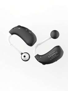 2 件隐形降噪放大器，适用于轻度听力损失的成人和老年人 - 可充电移动助听器，配有舒适的硅胶耳罩， - 均碼 - 查看 11