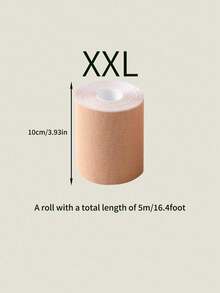 1 Roll Chest Lifting Strap, 5m Fabric Strap Bra For Women, Adhesive Invisible Bra, Breathable Elastic Fabric, A-G Cup Self-Adhesive Bra Strap - Multicolor - View 12