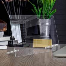 1 لوح رسائل مكتبي من الأكريليك (30 * 20 سم) لوح أبيض قابل للمسح - بسيط وعملي ، وهو مساعد موثوق به للدراسة وإجتماعات المكتب وتدوين الملاحظات. ديكور غرفة النوم ، هدايا شخصية ، أدوات مجموعات ، مشاريع مدرسية ، ملحقات مكتبية.