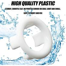 Anel de Transbordamento para Lavatório (1/3/5 Peças - Adequado para Furos de Drenagem com Diâmetro de 22-24mm), Tampa de Drenagem de Transbordamento, Anel de Transbordamento de Pia, Tampa de Transbordamento de Lavatório, Tampa Decorativa de Transbordamento para Banheiros e Pias de Cozinha, Decoração Doméstica - Embelezando Saídas de Drenagem, Durável e Fácil de Instalar, Adequado para Casas, Cozinhas, Escritórios, Dormitórios e Hotéis. - Multicolorido - Visão 4