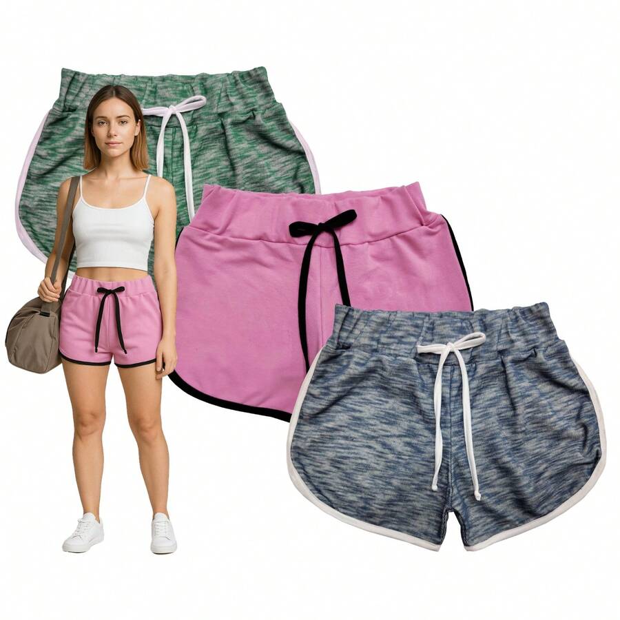 NASHLY Women Shorts - 粉色 - 查看 1