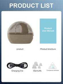 1 Pair Of Hearing-Aid Headphones-Charging Bin, Hearing Aid/Amplifier Suitable For The Elderly, Rechargeable Hearing Aid Suitable For The Elderly, The Best Hearing Aid Suitable For The Elderly With Noise Cancellation Function And Volume Control.