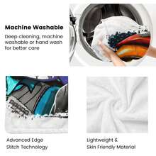 1pc Game Cartoon Print Flannel Blanket, Soft Polyester Fiber Blanket, Suitable For All Seasons, Comfortable Bed Sheets, Sofas, Camping, Travel, Office Essentials, Perfect Holiday Gifts, Couple Gifts, Multiple Sizes To Choose From, Pet Friendly Home Decoration, Party Decoration, Lightweight And Durable Design, Modern Style, Pet Owner's Choice - 彩色 - 查看 10