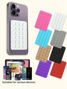 1PC Silicone Suction Phone Case Stand, Phone Suction Grip, Octobuddy, Adhesive Phone Grip, Adhesive Phone Stand (Please Clean Carefully Before Use To Ensure The Surface Is Clean And Flat.) It Can Only Be Used After Pasting For Half An Hour. It Is An Excellent Gift For Family And Friends, A Birthday Present, A Christmas Present, A Travel Necessity, And A Dormitory Necessity