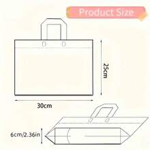 50 pièces Sacs cadeaux haut de gamme - Sacs multifonctionnels pour le shopping et les faveurs de fête pour les mariages, les anniversaires et plus - Sacs en plastique pour les petites entreprises et les événements