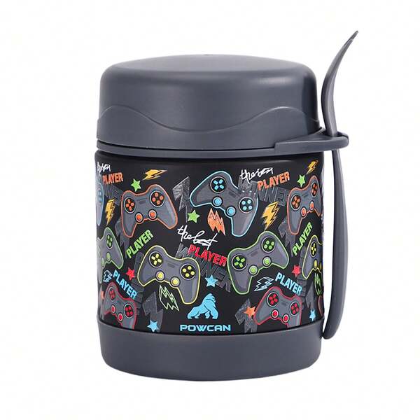 300ml / 10oz Stainless Steel Vacuum Insulated Food Jar For Hot And Cold Food Insulated Food Jar, Insulated Hot Food Lunch Box, Wide Mouth Stainless Steel Lunch Box With Spoon, Keeps Food Hot For 10 Hours, Cold For 16 Hours, Leakproof Food Jar For School Office Travel, Kitchen, Christmas Gift