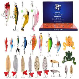 Fishing Festival Greeting Card Set - 24 Pieces - Holiday-Themed Christmas Surprise Gift, Suitable For Fishing Enthusiasts