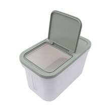 WUPYI2018 Boîtes de rangement pour le riz - Vert et blanc - Voir 5