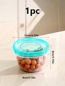 1 Stück Kühlschrankbox mit Frischhaltefunktion, multifunktionale versiegelte Lebensmittelaufbewahrungsbox, versiegelte Box, Aufbewahrungsbox für trockene Obst- und Gemüsesnacks