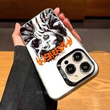 Funda de Teléfono Singer L-Lady G- para Apple 11 12 13 14 15 16Pro Max Plus, Cubierta Protectora Plateada - Z4 - Ver 4