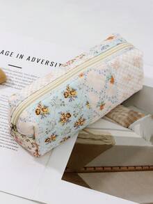 1个彩色花朵拼接绗缝大容量化妆包，时尚便携化妆包，女孩旅行化妆包，便携式洗漱包，可装口红、卫生巾、硬币、小物件等，适合居家、旅行、邮轮、度假和学校使用，可作为婚礼伴娘礼物、生日礼物、送给好朋友的礼物，化妆包，化妆品收纳包，化妆品收纳袋，化妆包，洗漱包，旅行洗漱包，度假必备，女性旅行礼物 - 彩色 - 查看 15