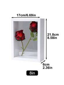 1 件干花展示架，经典桌面收纳盒，适用于客厅、卧室、办公桌装饰，贝壳、干花、叶子标本储存和艺术展示，是送给朋友、家人和爱人的创意礼物 - 彩色 - 查看 12