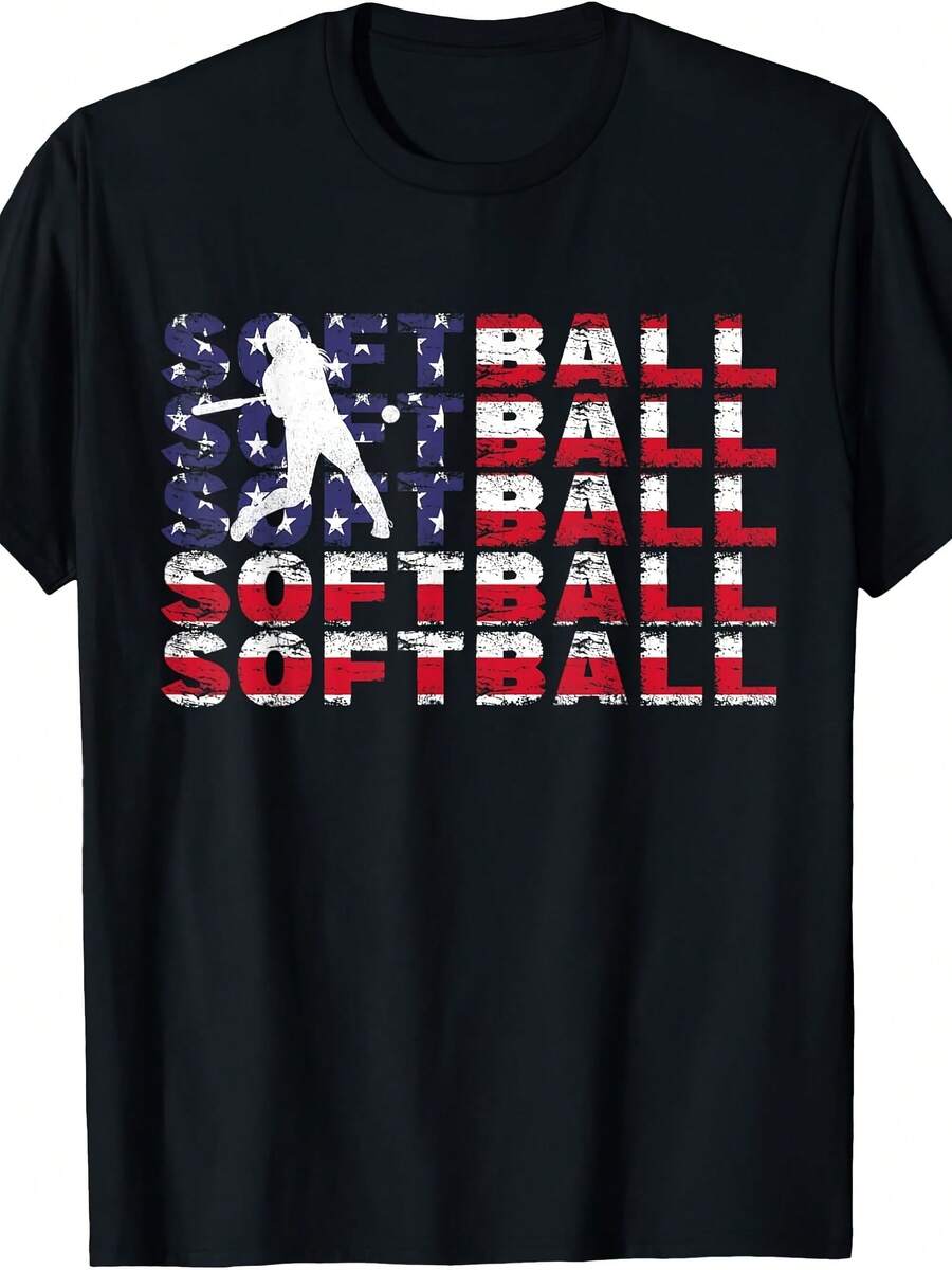 4th Of July Softb Flag Vintage Patriotic T-Shirt - 款式17 - 查看 1