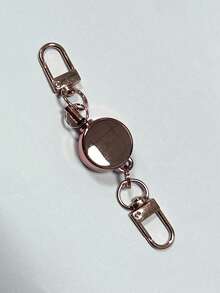 1个防盗金属伸缩钥匙链，弹性钥匙链，护士/办公室/学生证件套，登山扣，汽车钥匙链，男女通用礼物 - 彩色 - 查看 13