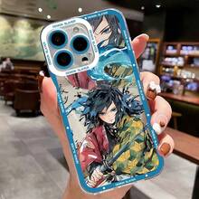 Japanese Anime Demons Slayers Phone Case For IPhone 16 15 14 13 12 11 Mini Pro Max X XR XSMax 7 8 Plus SE20 Transparent CoveriPhone17 Promax Case For IPhone17 16 15 14 13 12 11 - TSY-236TSY2410163013 - Xem 12