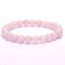 1pc 6mm, 8mm, 10mm Natural Stone Beaded Bracelet, Agate, Sparkling Stone, African Turquoise, Etc. Healing Stone Bracelet, Layerable Boho Style Fashion Jewelry For Women