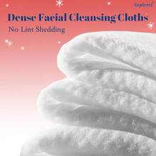 Zepirrcl 40/80 Count Disposable Facial Cleansing Tissues, Large Size, Soft & Skin-Friendly, Multi-Purpose For Cleansing, Makeup Removal, Skincare, Christmas Gift Box, 26*30cm, 40 Count/Box