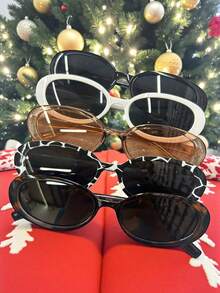 2-Piece Bohemian Leopard Print Glasses Set - Set 5pc Color Surtido - View 2