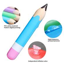 Crayon gonflable, jeux et loisirs de plein air, jeux de jardin/pelouse, fabriqué en PVC - Multicolore - Voir 3