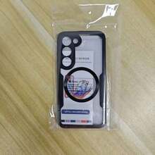 Hadaasi 黑色奢华360°全方位磁吸亚克力保护壳，内置屏幕保护膜，亲肤材质，防刮擦，兼容三星Galaxy S26 Ultra/S26 Plus/S26/M36/S25 FE/S25 Ultra/S25 Plus、A57/A37/A17/A07/A56/A55、苹果17e/17 Pro/17 Pro Max、17、16e、Reno14 Pro、荣耀400/400 Pro/400 Lite、Reno14 F、Hot 60 Pro/Hot 60 Pro+、15C/Note 14 Pro+ - 黑色 - 查看 45