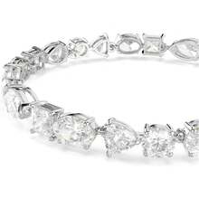 Mesmera Bracelet, Mixed Cuts, White, Rhodium Plated - 1 - View 4