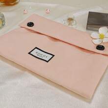 Gucci Pink Canvas Cosmetic Storage Bag, 8.5L X 6H X 2W,Sweet Style - Pink - View 5