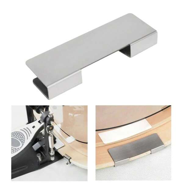 Bass Drum Hoops Protector Stainless Steel Drums Hoop Guard Edge Protection For Wood Bass Drum